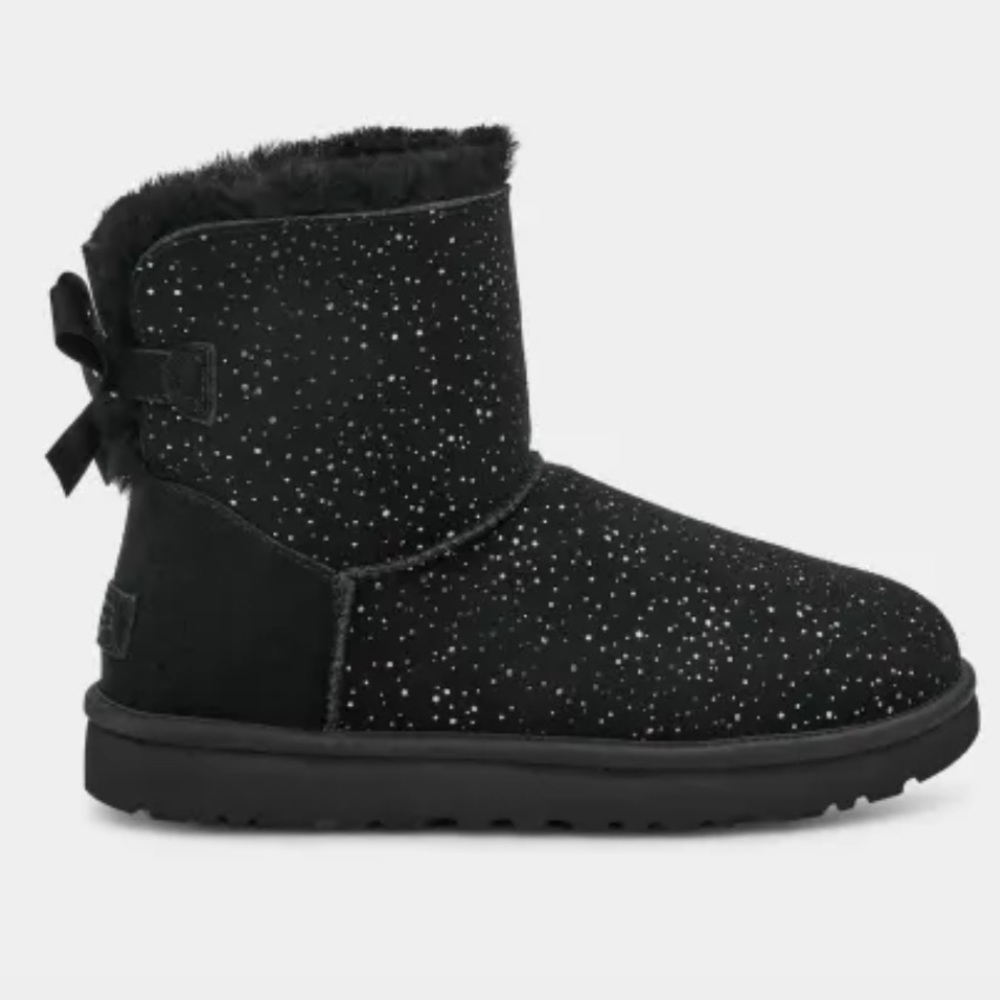 NWOT UGG Mini Bailey Bow Metallic Spots